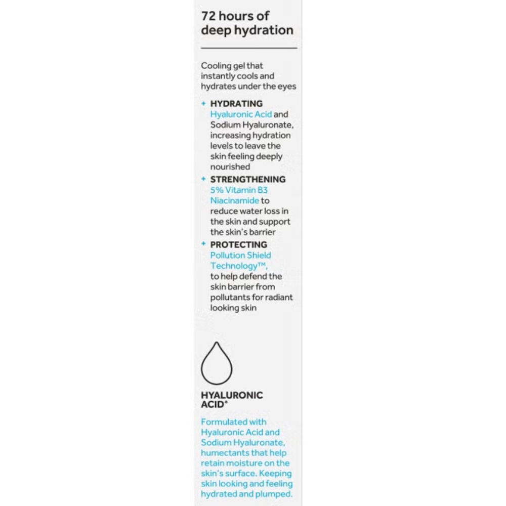 No 7 Hydra Luminous Hydrating Cooling Eye Gel NIB - Picture 3 of 6